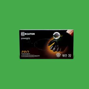 Manusi nitril POWERGRIP negre M 50 buc/set