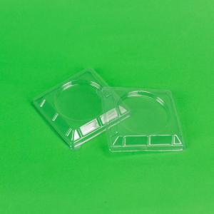 Capac cupa desert, transparent LD12, 60X60 mm, 60 buc/set