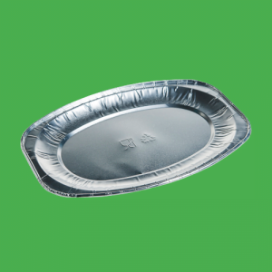 Platou aluminiu de unica folosinta 252gr 25x18cm 10 buc/set